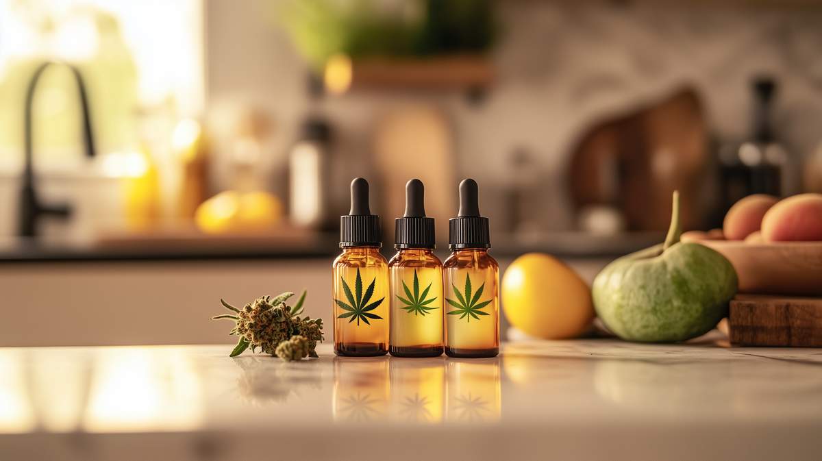 Huiles de CBD et aliments sains