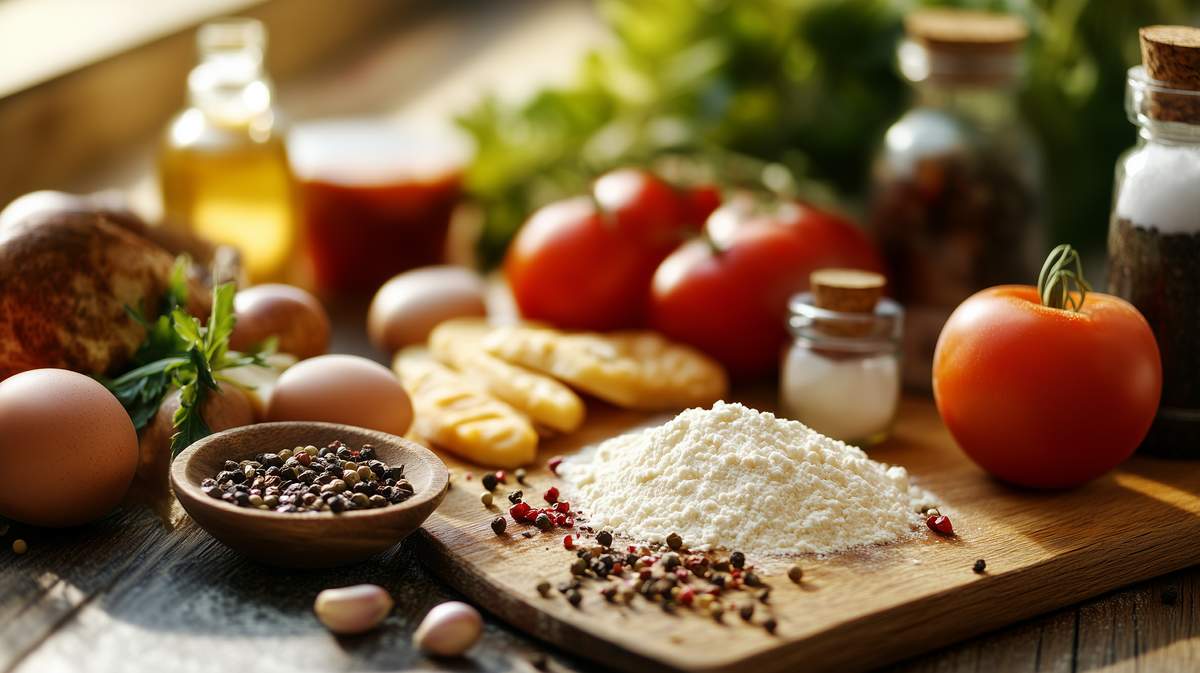 Aliments sains pour un repas