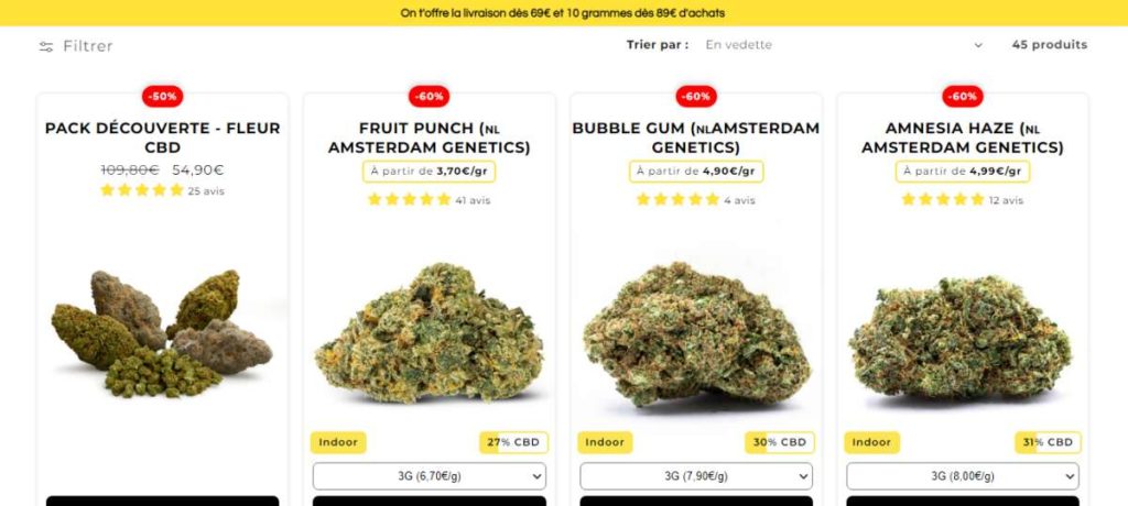 Fleurs CBD Stormrock