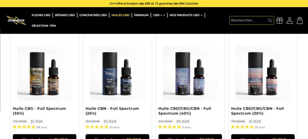 Huile CBD Stormrock